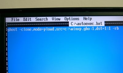 網(wǎng)友分享:用GHOST實現(xiàn)一鍵恢復(fù)