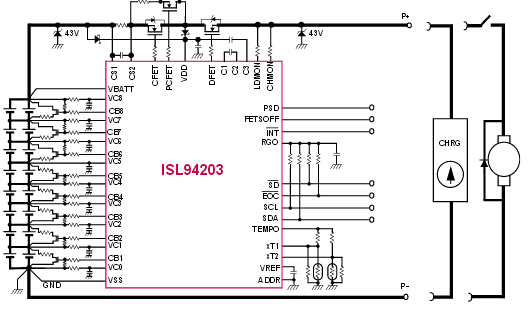 【intersil】電池保護、監(jiān)控與平衡解決方案