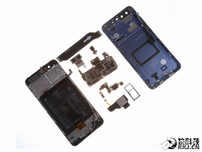 華為P10拆解評測：緊湊機身機引入精密部件
