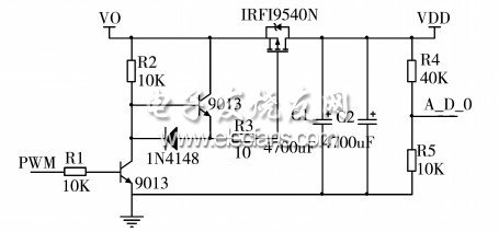 圖4 開關調(diào)壓電路