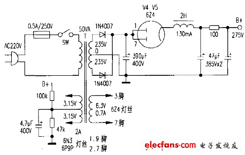 耳機(jī)放大器電路2