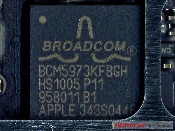 在NVM內(nèi)的博通 I/O 控制器 （用在觸控屏上）。