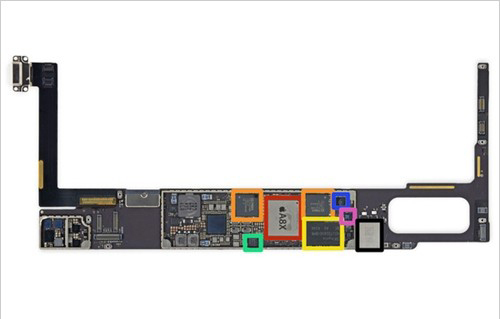 iPad Air2拆機(jī)圖文詳解，2GB內(nèi)存和NFC模組