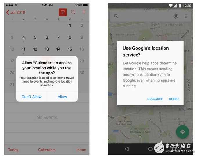 　在iOS的設(shè)計(jì)規(guī)范以及Android的MD規(guī)范中，都有警告框（Alerts）這個(gè)組件。筆者研究了這個(gè)組件，發(fā)現(xiàn)在兩種系統(tǒng)中，它們有以下兩個(gè)共同點(diǎn)：