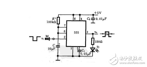 555內(nèi)部電路結(jié)構(gòu)與萬用表測試555芯片的性能