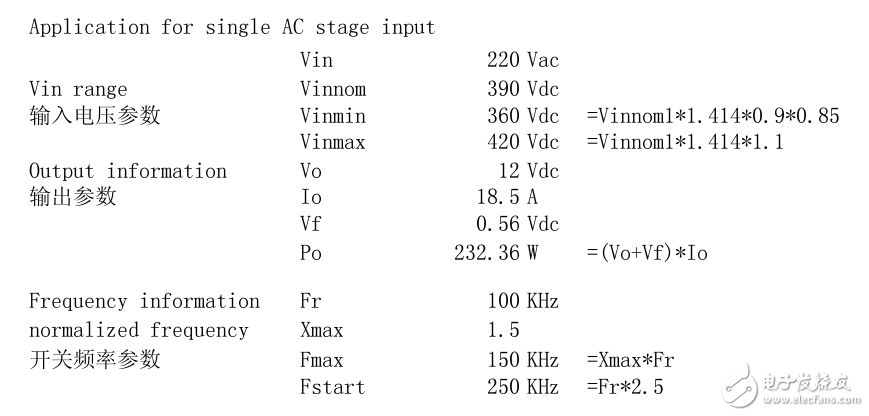 LLC諧振腔的設(shè)計(jì)