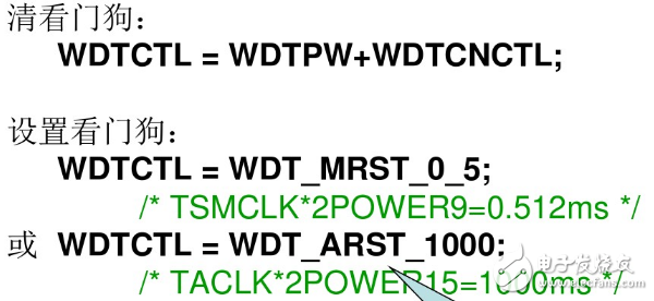 看門狗喂狗時(shí)間及程序