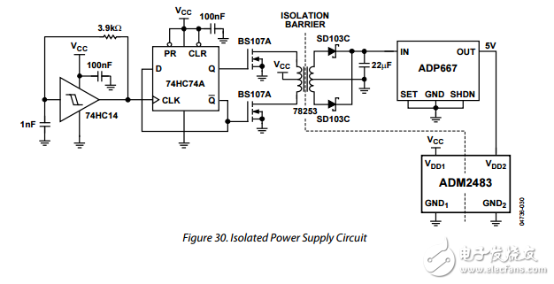 adm2483中文資料_adm2483引腳定義封裝及典型應用電路