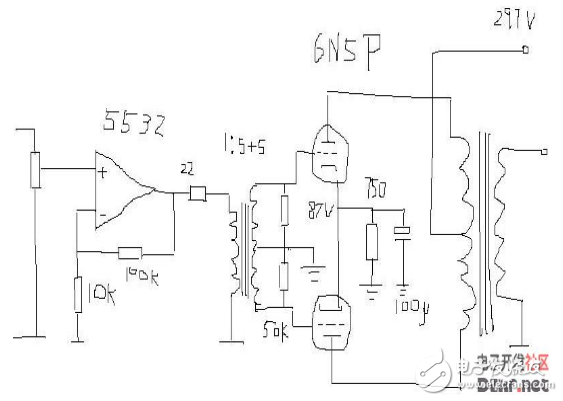 推挽電路圖全集（6n5、6N16B、6N11+6N5、6T1+6N15等推挽電路）
