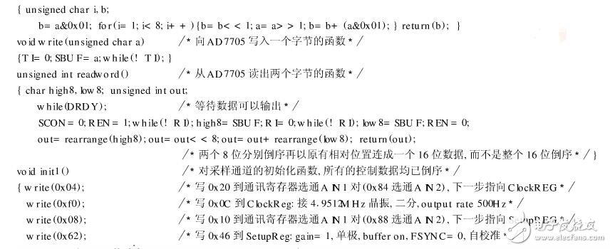 ad7705是什么芯片（內(nèi)部結(jié)構(gòu)和引腳圖及應(yīng)用電路）