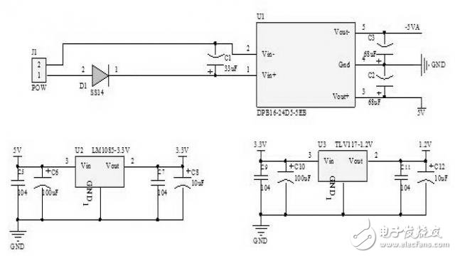 電源供電部分設(shè)計電路