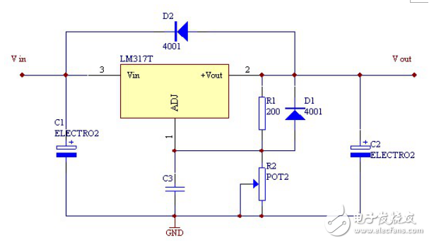 LM317穩(wěn)壓器介紹、引腳圖、參數(shù)、工作原理及應(yīng)用電路圖