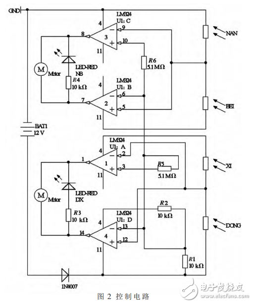 基于比較器lm324的光電探測器控制電路的設計與實現(xiàn)