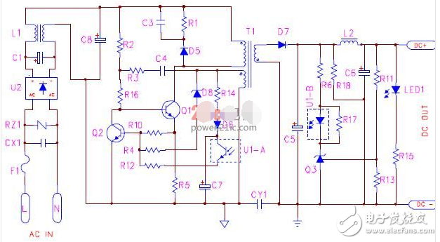PC817中文資料匯總_PC817引腳圖及功能_工作原理_特性參數及典型應用電路