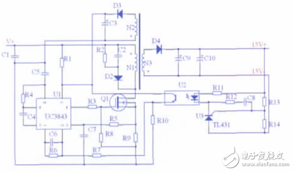 基于UC3842的電源變換器設(shè)計
