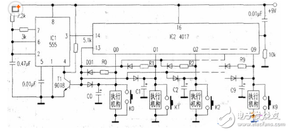 輕觸自鎖開關電路圖大全(自鎖互鎖電子開關/雙自鎖輕觸開關電路)